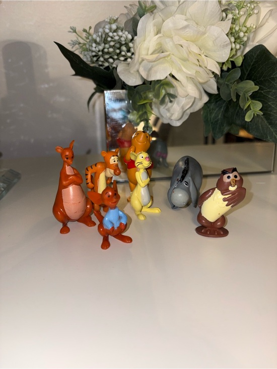 Disney Other - ❌SOLD❌ - Vintage Disney Winnie the Pooh Character Mini Figure Set - Multicolor